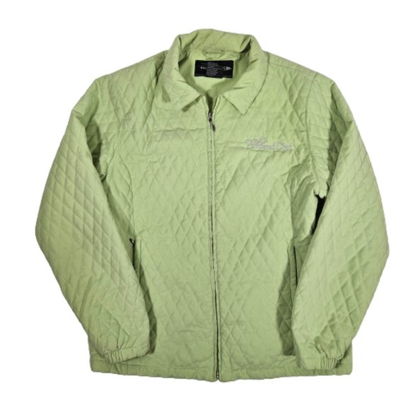 Pampered Chef Green Quilted Logo Jacket for Consultants Women's Size M Medium - Picture 1 of 9